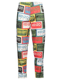 Kenzo: Зелёные брюки 