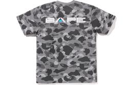 A BATHING APE: Серая футболка 