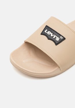 Levi's: Бежевые шлёпанцы 