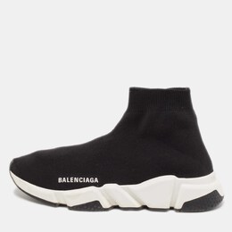 Balenciaga: Чёрные кроссовки  Speed Trainer