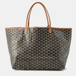 Goyard: Коричневая сумка-шоппер 