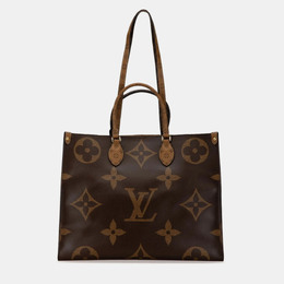 Louis Vuitton: Коричневая сумка-шоппер 