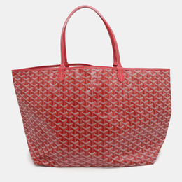 Goyard: Красная сумка-шоппер 