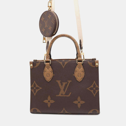 Louis Vuitton: Коричневая сумка 