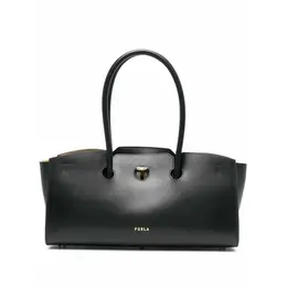 FURLA: Чёрная сумка 