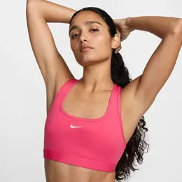 NIKE: Светлый топ  Swoosh