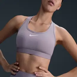 NIKE: Светлый топ  Swoosh