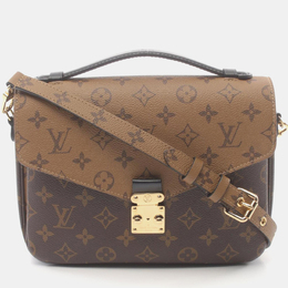 Louis Vuitton: Коричневая сумка  Pochette