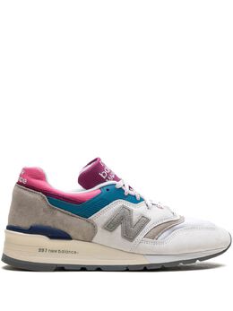 New Balance: Белые кроссовки  997