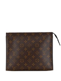 Louis Vuitton Pre-Owned: Коричневый клатч 