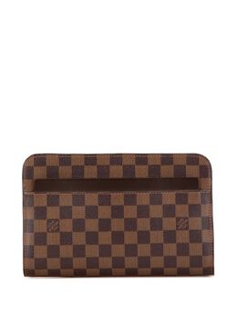 Louis Vuitton Pre-Owned: Коричневый клатч 