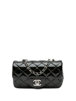 CHANEL Pre-Owned: Чёрная сумка через плечо 