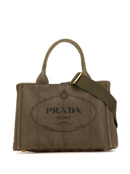 Prada Pre-Owned: Коричневая сумка 