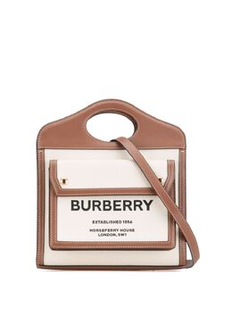 Burberry Pre-Owned: Коричневая сумка 