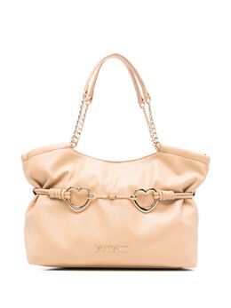 Love Moschino: Светлая сумка-шоппер 