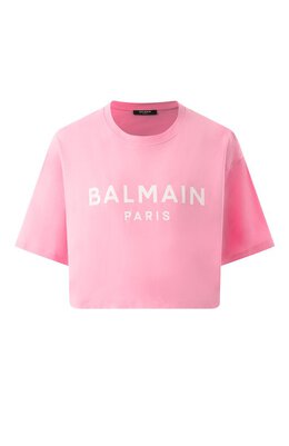 Balmain: Хлопковая футболка 