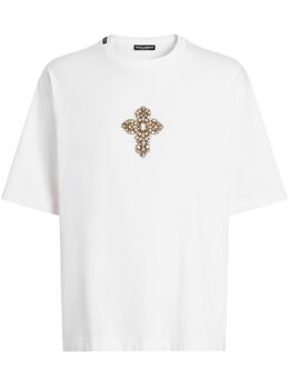 Dolce & Gabbana: Белая футболка  T