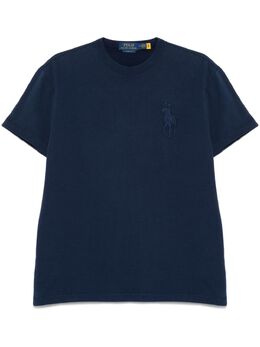 Polo Ralph Lauren: Голубая футболка 