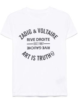 Zadig&Voltaire: Белая футболка 
