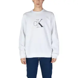 Calvin Klein Jeans: Белый свитер 