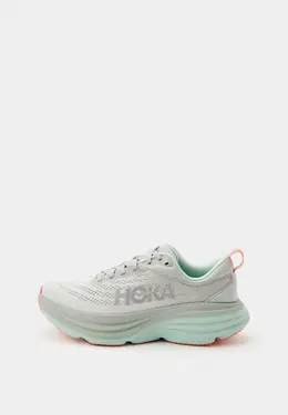 Hoka One One: Серые кроссовки 