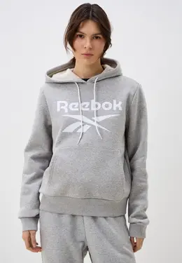 Reebok: Серая толстовка 