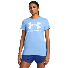 UNDER ARMOUR: Голубая футболка 