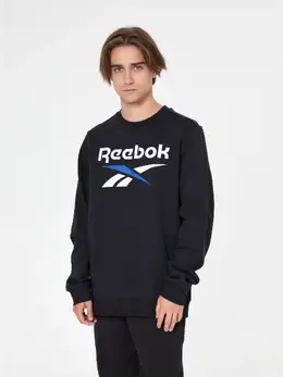 Reebok: Чёрный свитшот 