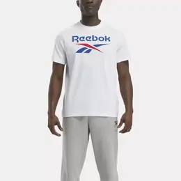 Reebok: Белая футболка 