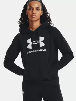 UNDER ARMOUR: Чёрная толстовка 