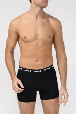 HUGO BOSS: Чёрные трусы 