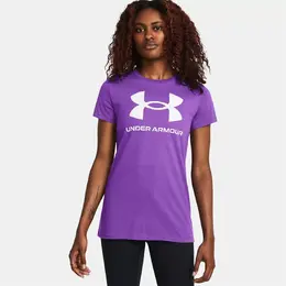 UNDER ARMOUR: Фиолетовая футболка 