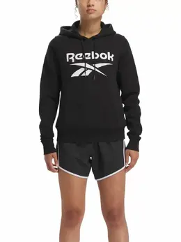 Reebok: Чёрная толстовка 