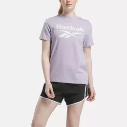 Reebok: Фиолетовая футболка 