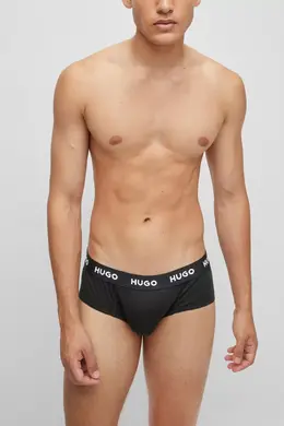 HUGO BOSS: Чёрные трусы 