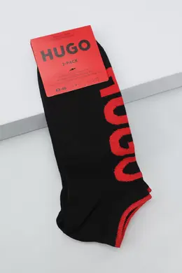 HUGO BOSS: Чёрные носки 