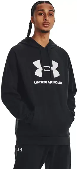 UNDER ARMOUR: Чёрная толстовка 