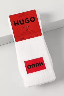 HUGO BOSS: Белые носки 