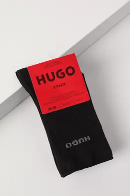 HUGO BOSS: Чёрные носки 