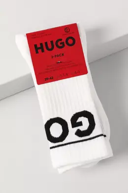 HUGO BOSS: Белые носки 