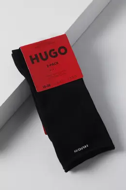 HUGO BOSS: Чёрные носки 