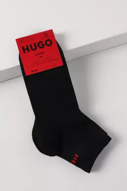 HUGO BOSS: Чёрные носки 