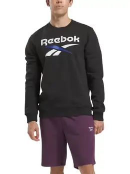 Reebok: Чёрный свитшот 