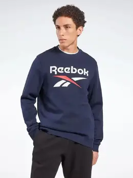 Reebok: Синий свитшот 