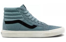 Vans: Голубые кроссовки  Sk8-Hi