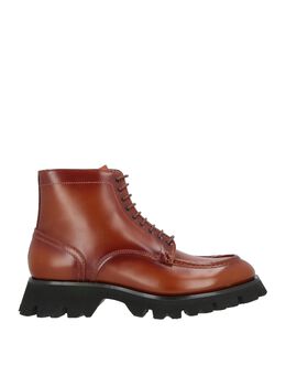 Santoni: Бежевые ботинки 