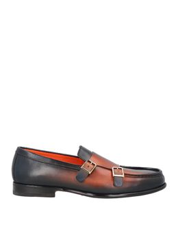 Santoni: Синие туфли 