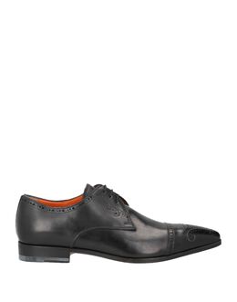 Santoni: Чёрные туфли 