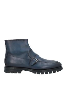 Santoni: Синие ботинки 