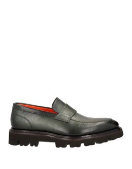 Santoni: Тёмные туфли 